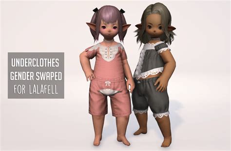 All with upscaled textures. . Ffxiv lalafell body mods